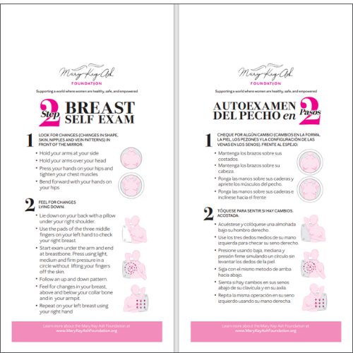 Breast Self-Exam Card